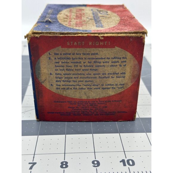 Shakespeare WonderCast No. 1794 Push-Button Reel Boxed With Manual & Oil Set - Picture 16 of 16